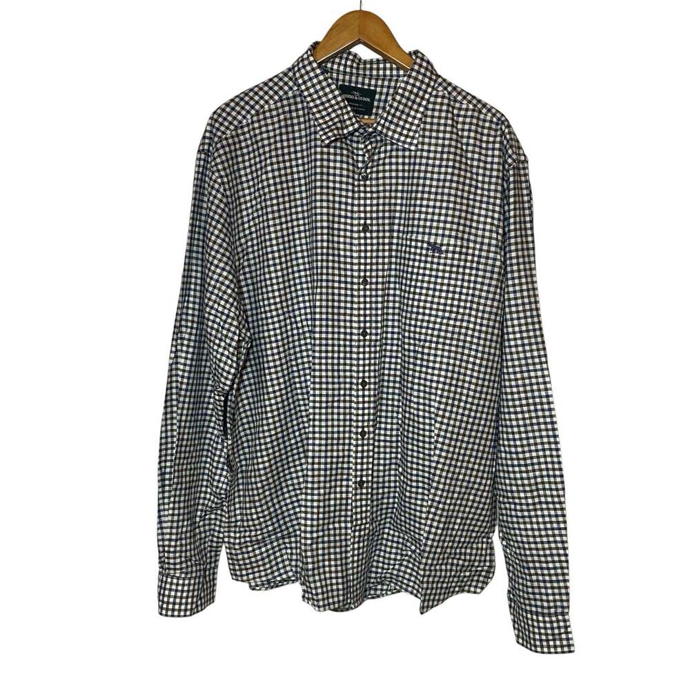Rodd & Gunn Mens Plus Size 3XL Plaid Flannel Original Fit Woven Cotton Linen